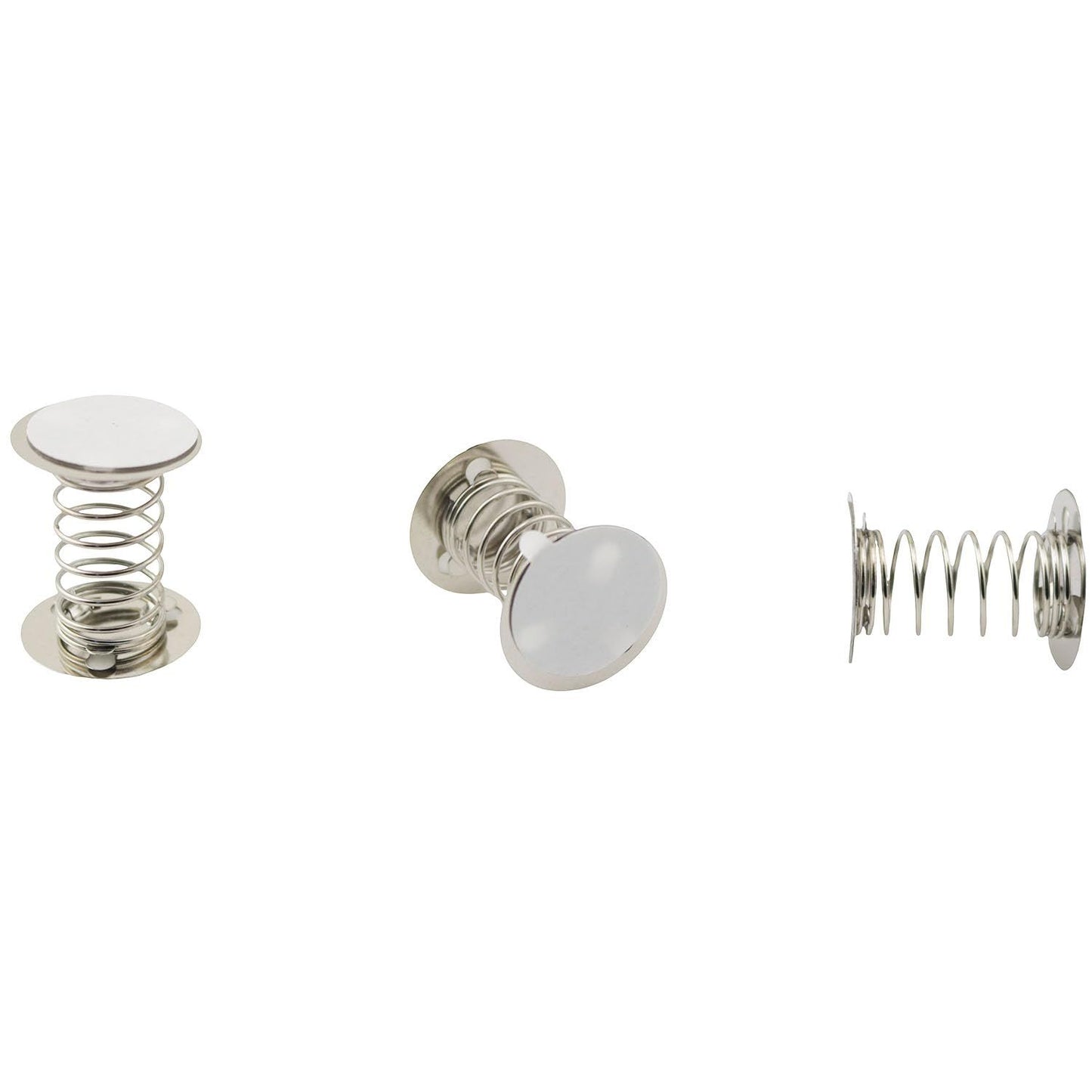 16PCS Double Sides with Adhesive Spring Base 3cm 304 Stainless Steel Accessories Spring Base DIY Toys Decorative Ornaments Shaking Head Supplies Production Accessories
