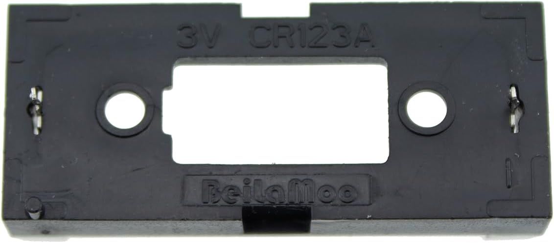 10pcs Black Battery Holder Case Box Clip for CR123 CR123A Lithium Battery