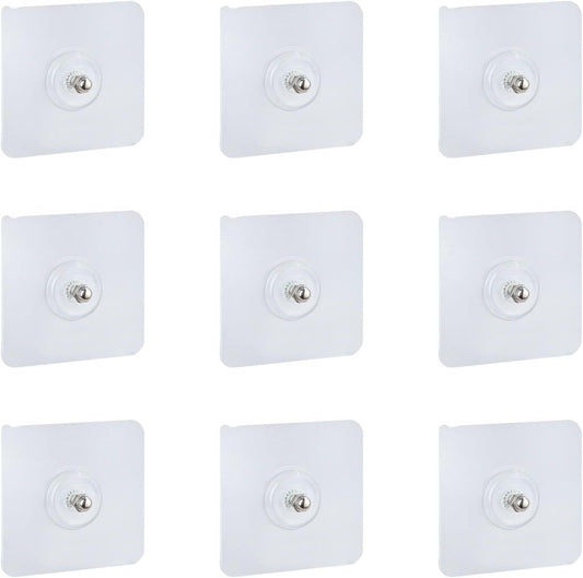 12PCS 18mm Adhesive Suction Sticker for no-Drilling Bathroom Shower Shelf, Absorbent sticker, Bathroom Shower Stand Self-adhesive