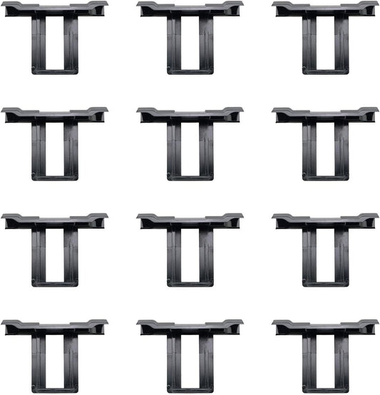 12PCS Plastic Photovoltaic Panel Drainage Clip 40mm Solar Panel Drainage Chute Dust Collector for Commercial Roof Photovoltaic Photovoltaic Carport