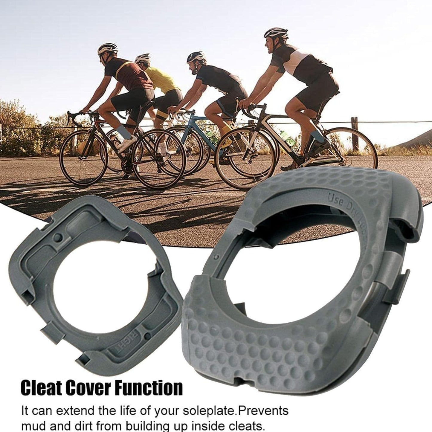 1 Pair Gray Road Bike Pedal Cleat Cover for Wahoo SpeedPlay Zero Pedal Clip Bike Speed Cleats Cycling Sy Pedal Parts Road
