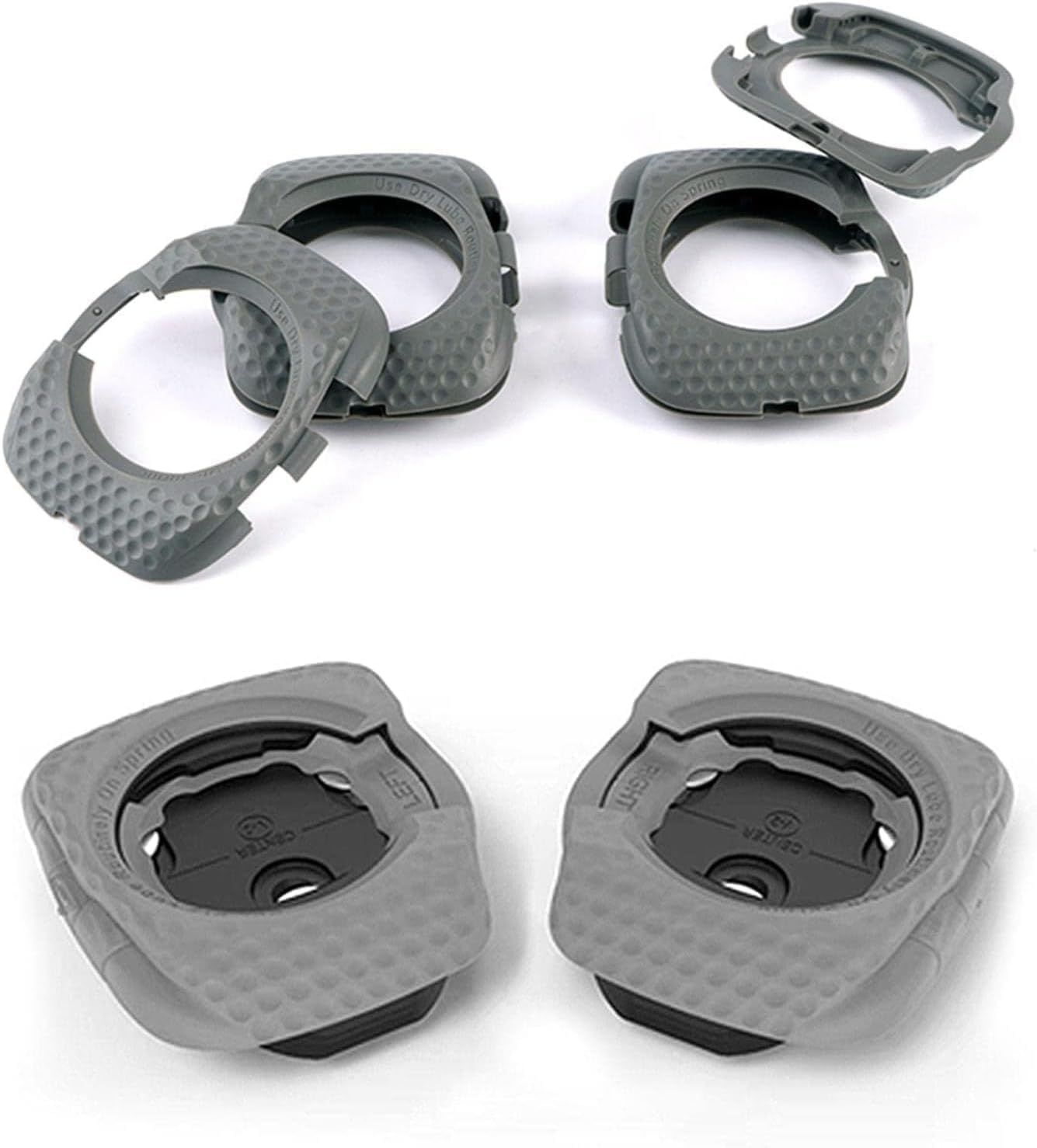 1 Pair Gray Road Bike Pedal Cleat Cover for Wahoo SpeedPlay Zero Pedal Clip Bike Speed Cleats Cycling Sy Pedal Parts Road