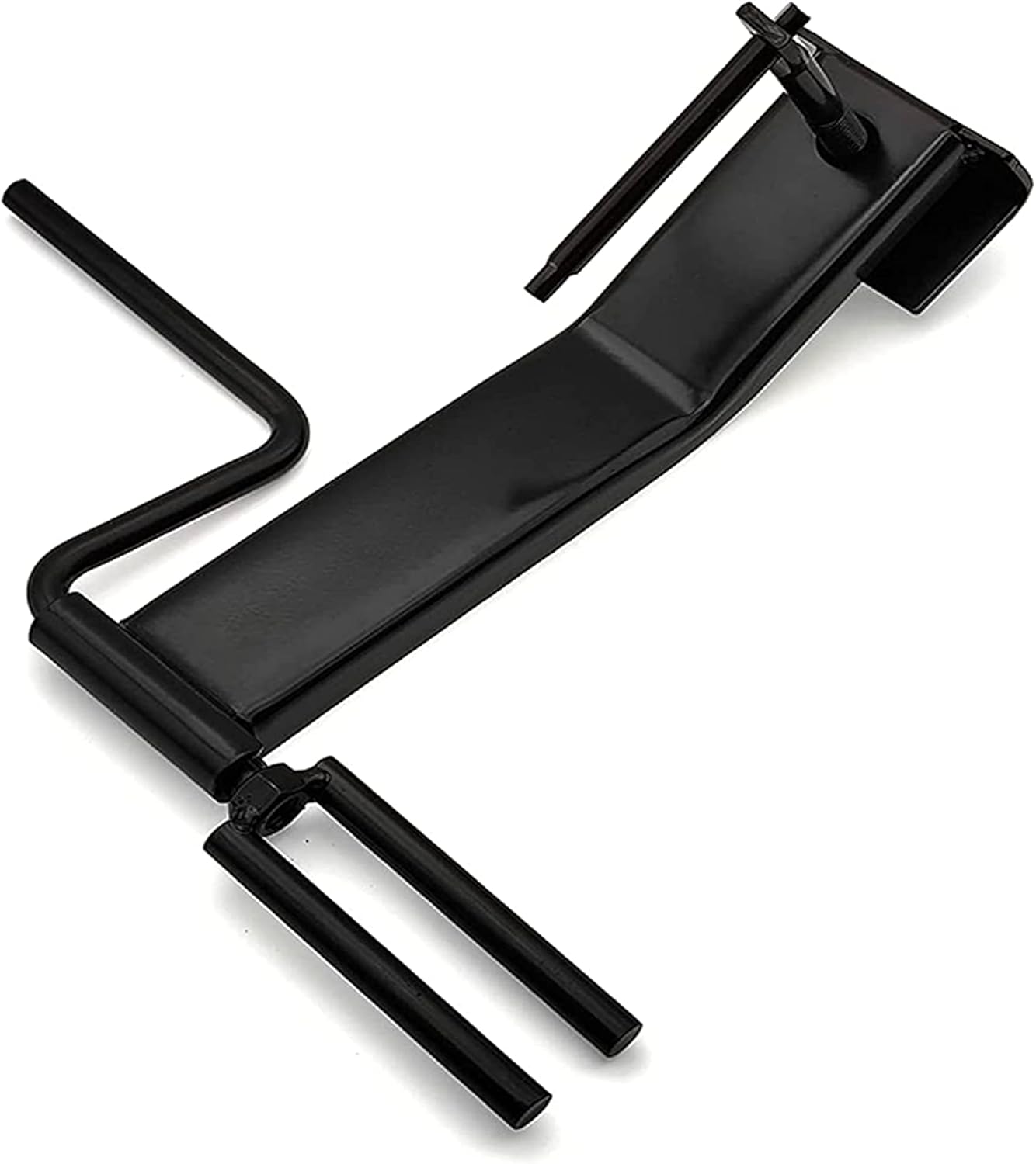 Cargo Tie-Downs Strap Winder, Black Powder Coated Steel, Roll-up Flatbed Trailer Winch Straps up to 4" Wide, ed in Trailers, Trucks, Warehoes, Docks, Vans