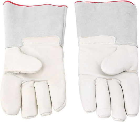 13.8 inch 35cm Long Cryogenic Gloves Low Temperature LN2 Liquid Nitrogen Protective Gloves Safety Frozen Gloves