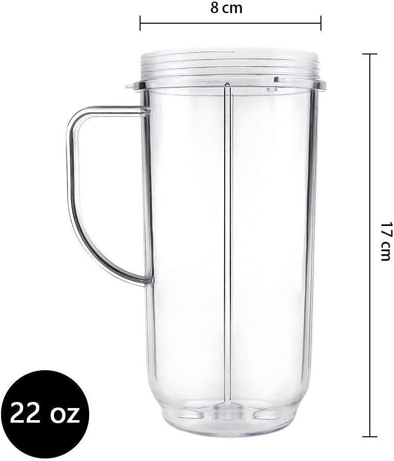 2X Cross blade with replacement 22oz cup for 250w Magic bullet MB1001 Blender