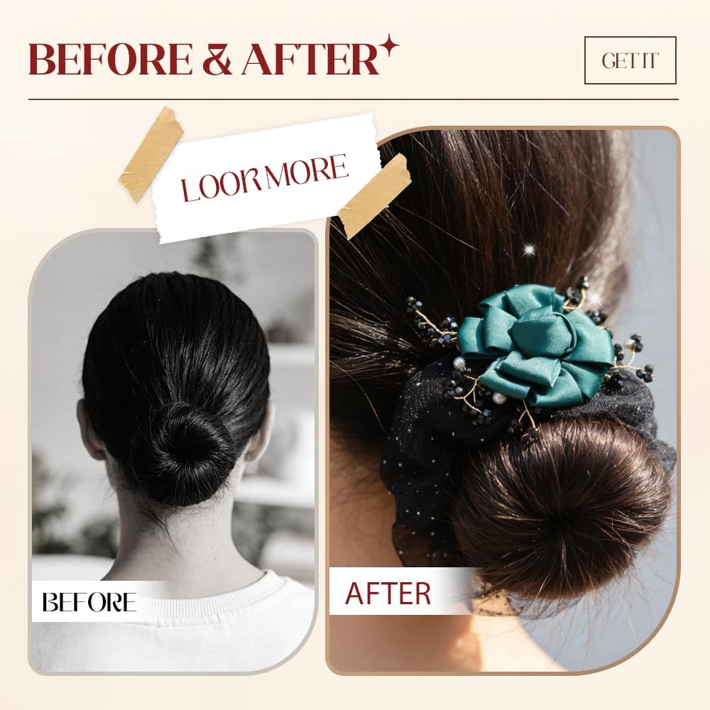 Bun Maker, 2026 New Lazy Hair Rollers, French Hairstyle Twister, Hair Accessories for Women Thick Long Hair (5)