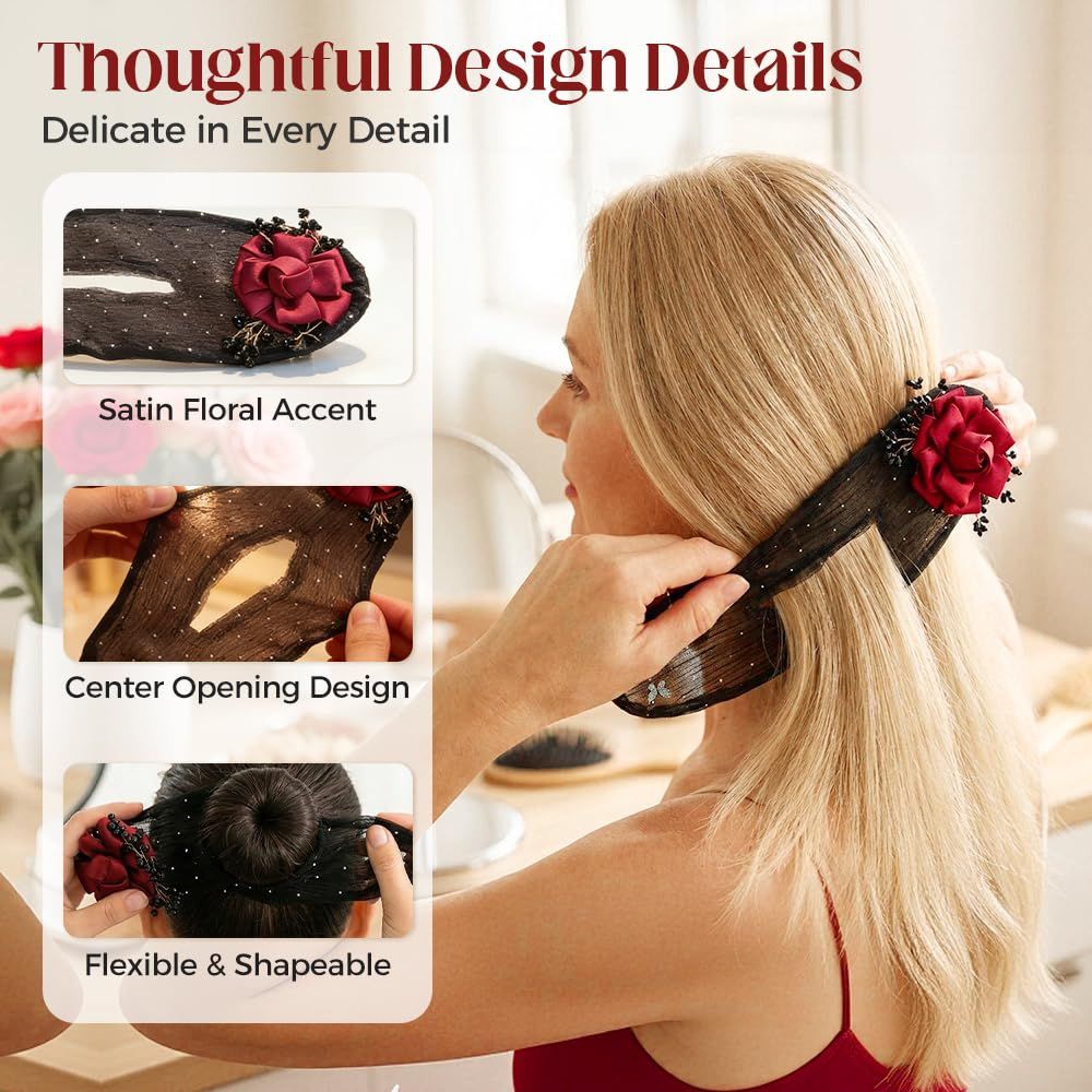 Bun Maker, 2026 New Lazy Hair Rollers, French Hairstyle Twister, Hair Accessories for Women Thick Long Hair (5)