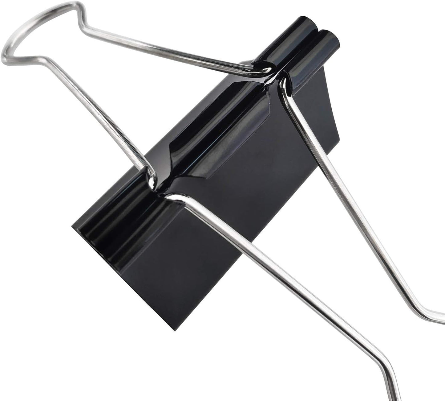 Extra Large Binder Clips 2.4-Inch (18 Pack), Big Paper Clamps for Office Supplies, Black