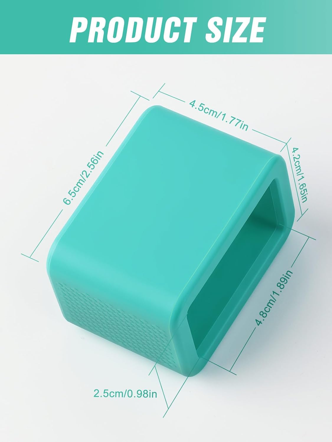 2 PCS Seat Belt Buckle Holder, Silicone Seatbelt Buckle Booster to Makes Receptacle Stand Upright for Easy Access (Mint Green)