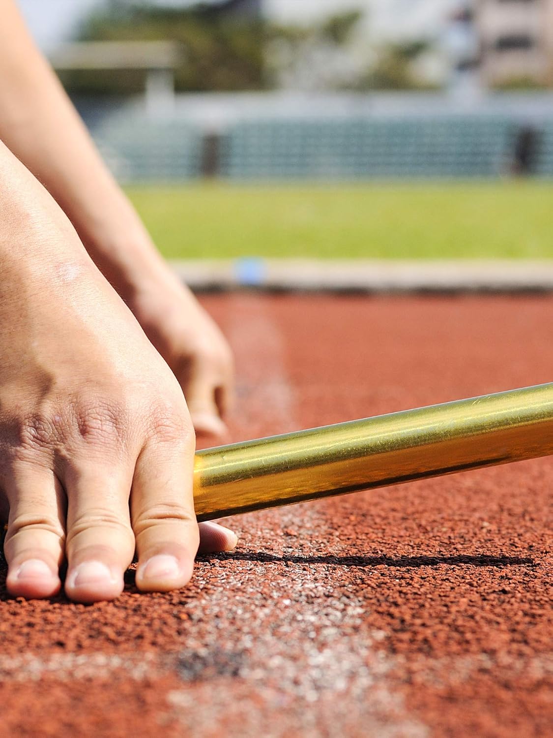 3 Pcs Aluminum Track Field Relay Baton Race Batons Equipments Running Track Relay Batons Suitable for Sports Outdoor Practice Athlete Students Office Field Race Tools