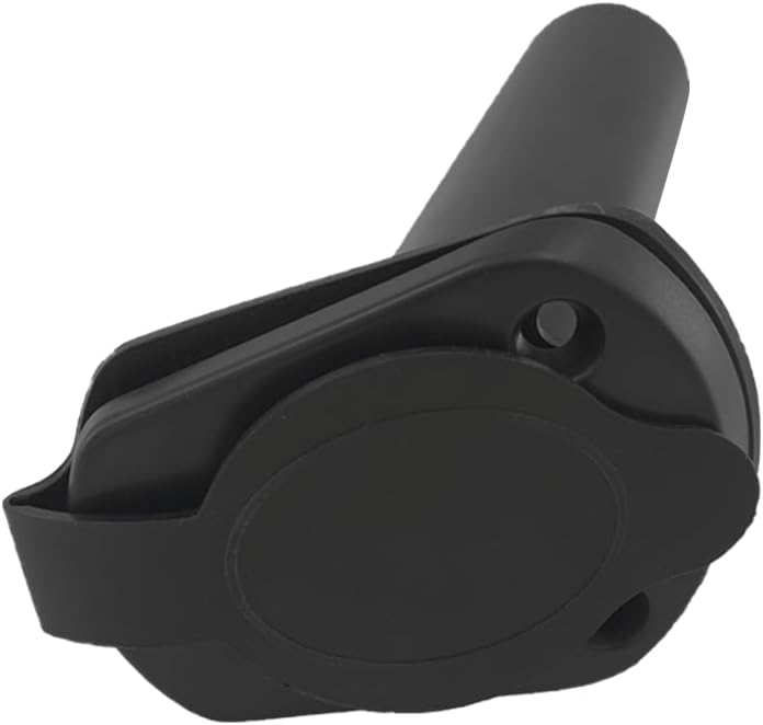 2Pcs Kayak Rod Holder, Deck Plastic Flush Mount Boat Holders and Cap Cover for Fishing, Canoe Tackle Accessory Tool