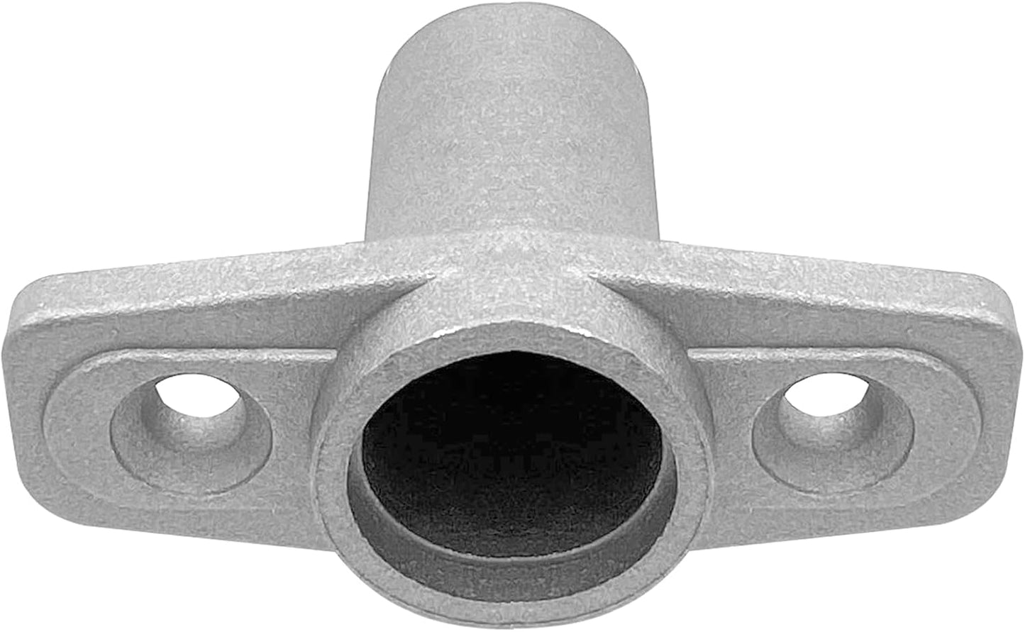 2Pcs Top Mount Aluminum Oar Lock Socket Holder T-Shaped Closed Bottom Boat Hardware Replacement for Boat/Yacht Parts