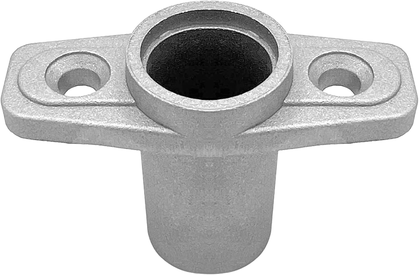 2Pcs Top Mount Aluminum Oar Lock Socket Holder T-Shaped Closed Bottom Boat Hardware Replacement for Boat/Yacht Parts