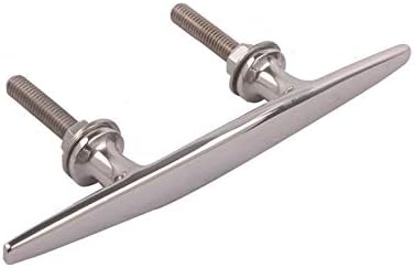 Boat Stainless Steel 316 Stud Mount Cleat 6inch …