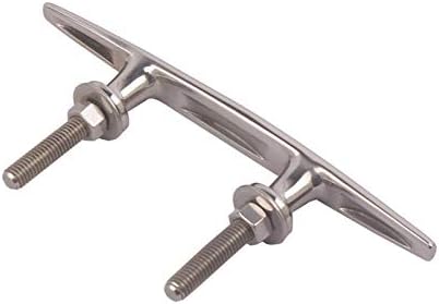 Boat Stainless Steel 316 Stud Mount Cleat 6inch …