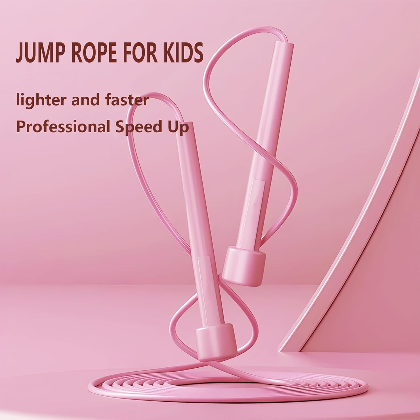 Kids Jump Rope, 3-Pack Set, Jump Rope for Kids 8-12, Beginners, and Adults - Lightweight, Tangle-Free, Adjustable PVC Rope - Jump Rope Kids, Jump Rope for Women (3 pcs)