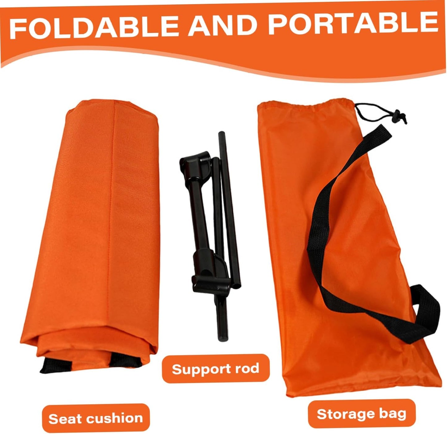 Reclining Beach Mat 15x43.3x15.8/15x26.8x15.8'' Oxford Cloth Waterproof Foldable Beach Lounge Chair Lightweight & Portable Lounger for Adults Holidays Camping Park