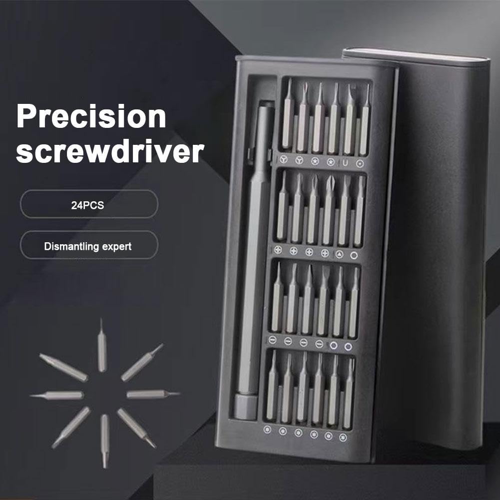 24-in-1 Precision Screwdriver Set,Mini Carrying Repair Kit,Precision Screwdriver Set for Phone, Computer, Watch, Laptop, Game Console, Eyeglass, Electronic
