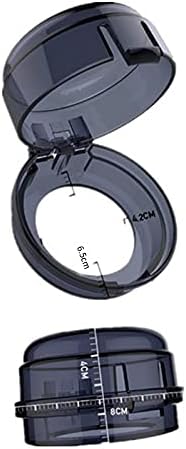 10Pcs Stove Locks,Child Safety Oven Knob Covers Stove Lock,Stove Stopper Knob Safety Covers,Stove Protector for Kids(Transparent Black)