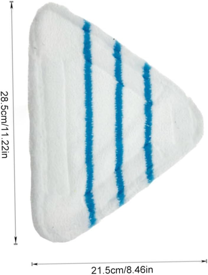 4PCS Washable Microfiber Steam Mop Pads, Replacement Floor Cloths for Steam Cleaners, Reusable Cleaning Pads for Hardwood, Tile & Laminate