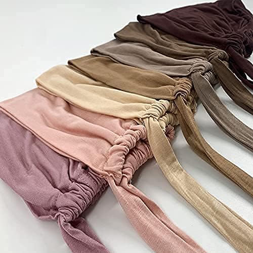 Women Under Scarf Hat Hijab Cap Islamic Muslim Under Scarf Hijab Cap with Tie-Back Closure