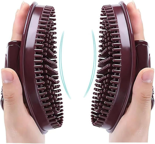 Meridian Massage Brush Calf Neck Waist Massager Abdominal Back Slimming Brush Guasha Scraping Weight Loss Body Massager (2 pc)