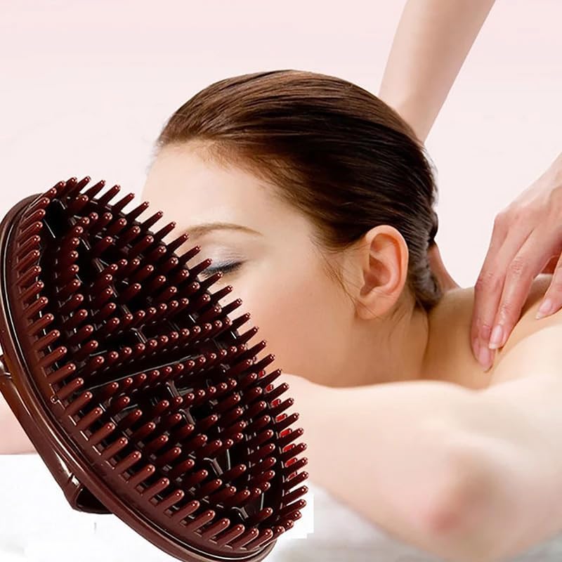 Meridian Massage Brush Calf Neck Waist Massager Abdominal Back Slimming Brush Guasha Scraping Weight Loss Body Massager (2 pc)