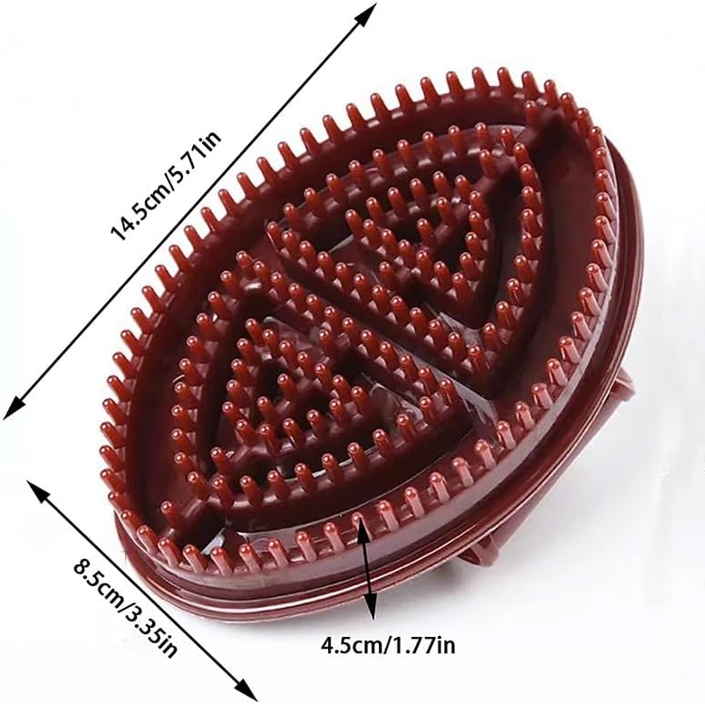 Meridian Massage Brush Calf Neck Waist Massager Abdominal Back Slimming Brush Guasha Scraping Weight Loss Body Massager (2 pc)