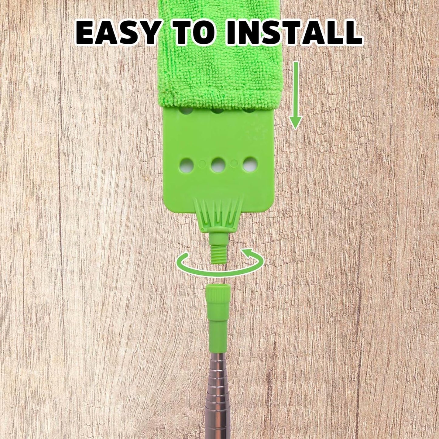 Retractable Gap Dust Cleaner Under Appliance Cleaning Tool,  Flat Duster for Under Refrigerator Fridge Stove Couch Bed, Skinny Thin Duster for Tight Spaces
