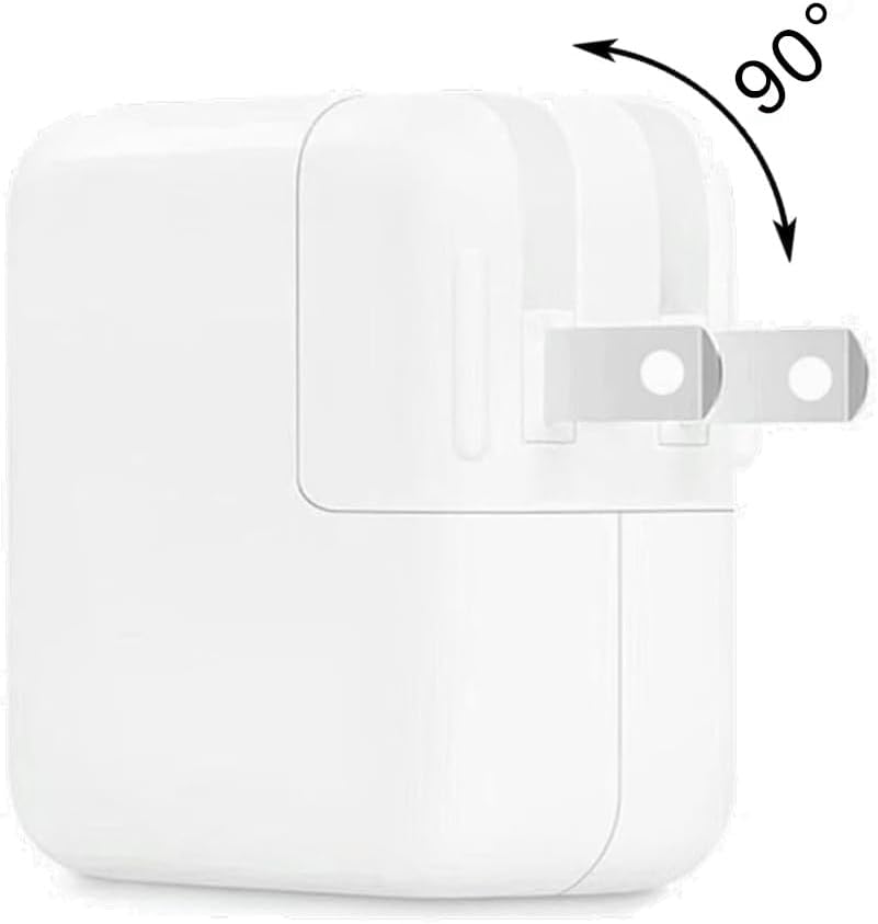 2Pcs Mac AC Wall Adapter Plug Duckhead – US Standard Wall Charger with Power Cord for MacBook, iBook, iPhone & iPod,Replacement AC Power Adapter Brick