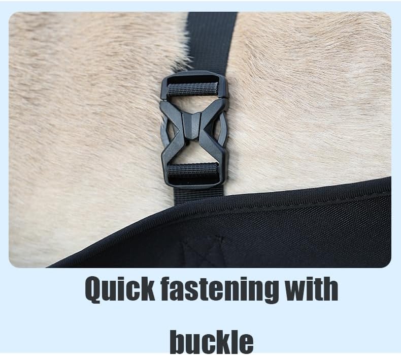 Dog Lifting Strap, Adjustable Sling for Elderly Dogs with Joint Injury and Arthritis, Dog Shoulder Strap for Dogs with Loss of Stability (M)