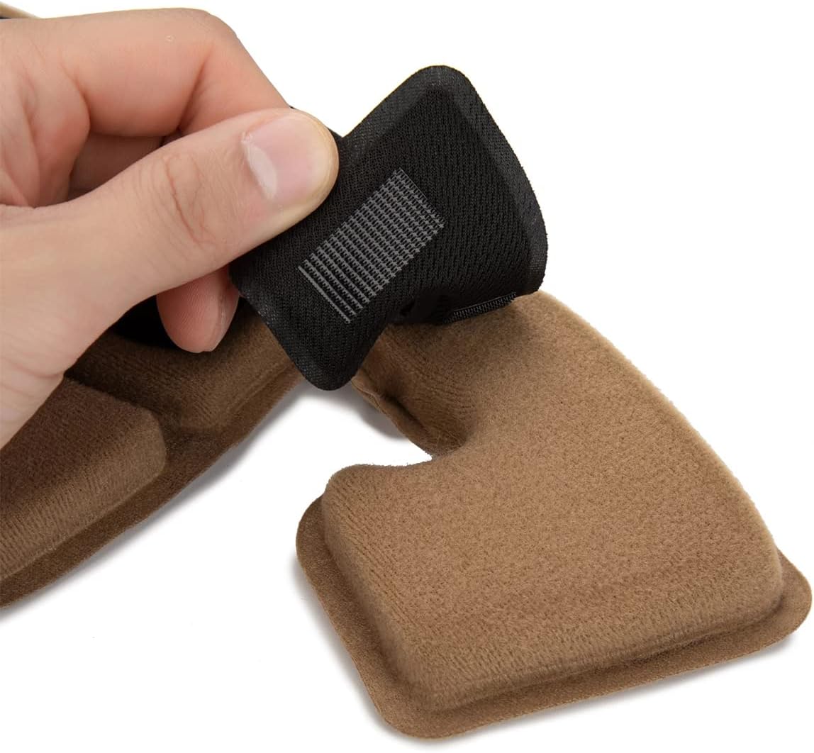 Helmet Padding Memory Foam Pad Protective Mat Kit for ACH MICH Team Wendy FMA EXF Black -
