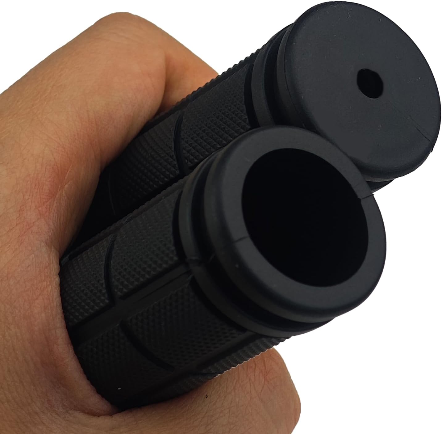 2 Pairs Bicycle Handle Bar Grips Mushroom for BMX/Road Mountain Bikes Black