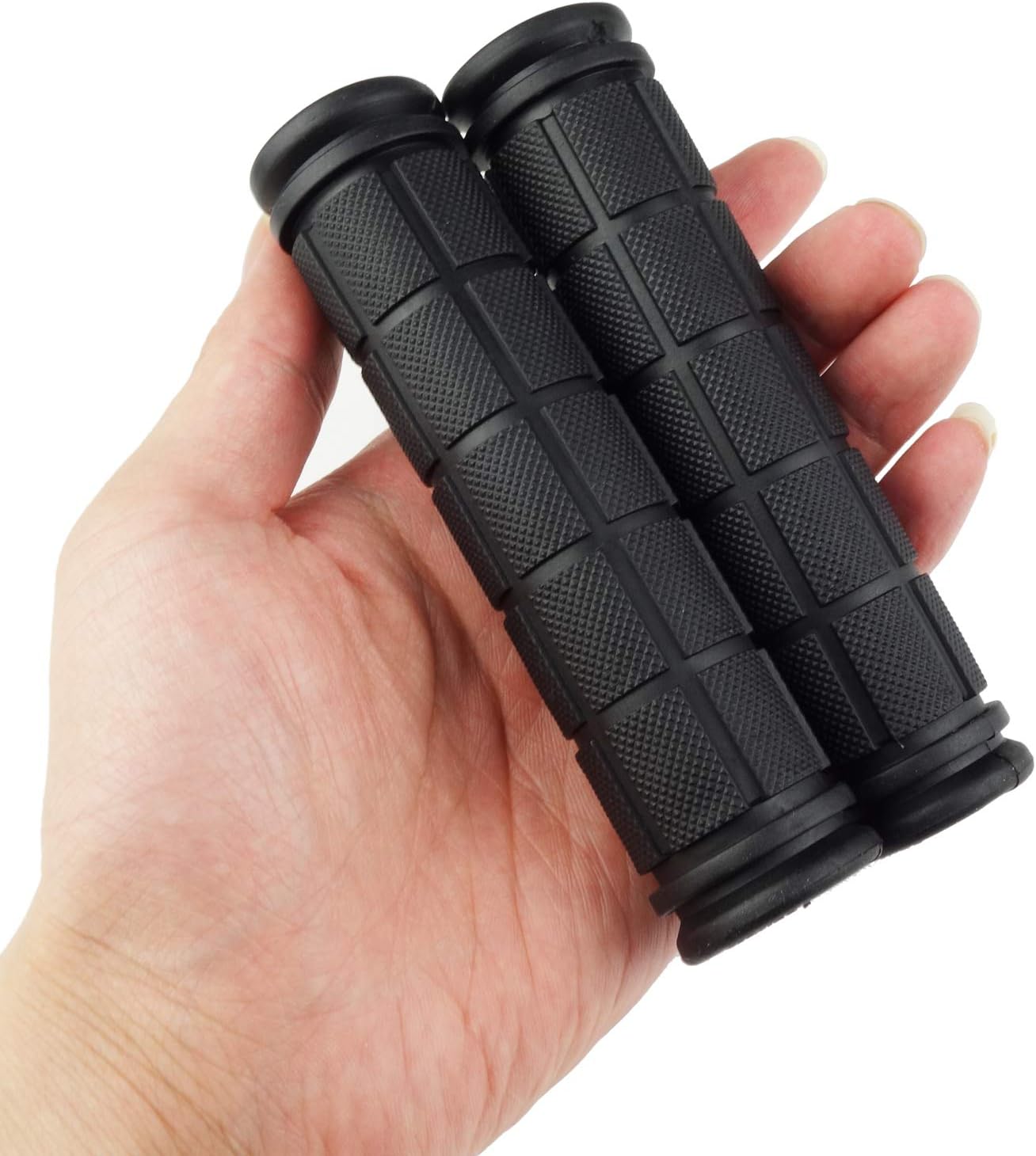 4 Pairs Bicycle Handle Bar Grips Mushroom for BMX/MTB/Road Mountain Bikes black, blue, purple, pink