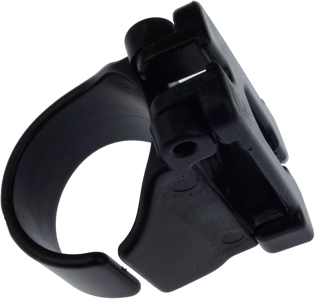 4 Pack Scuba Dive Universal Plastic Clip Snorkel Keeper Tube Holder, Black