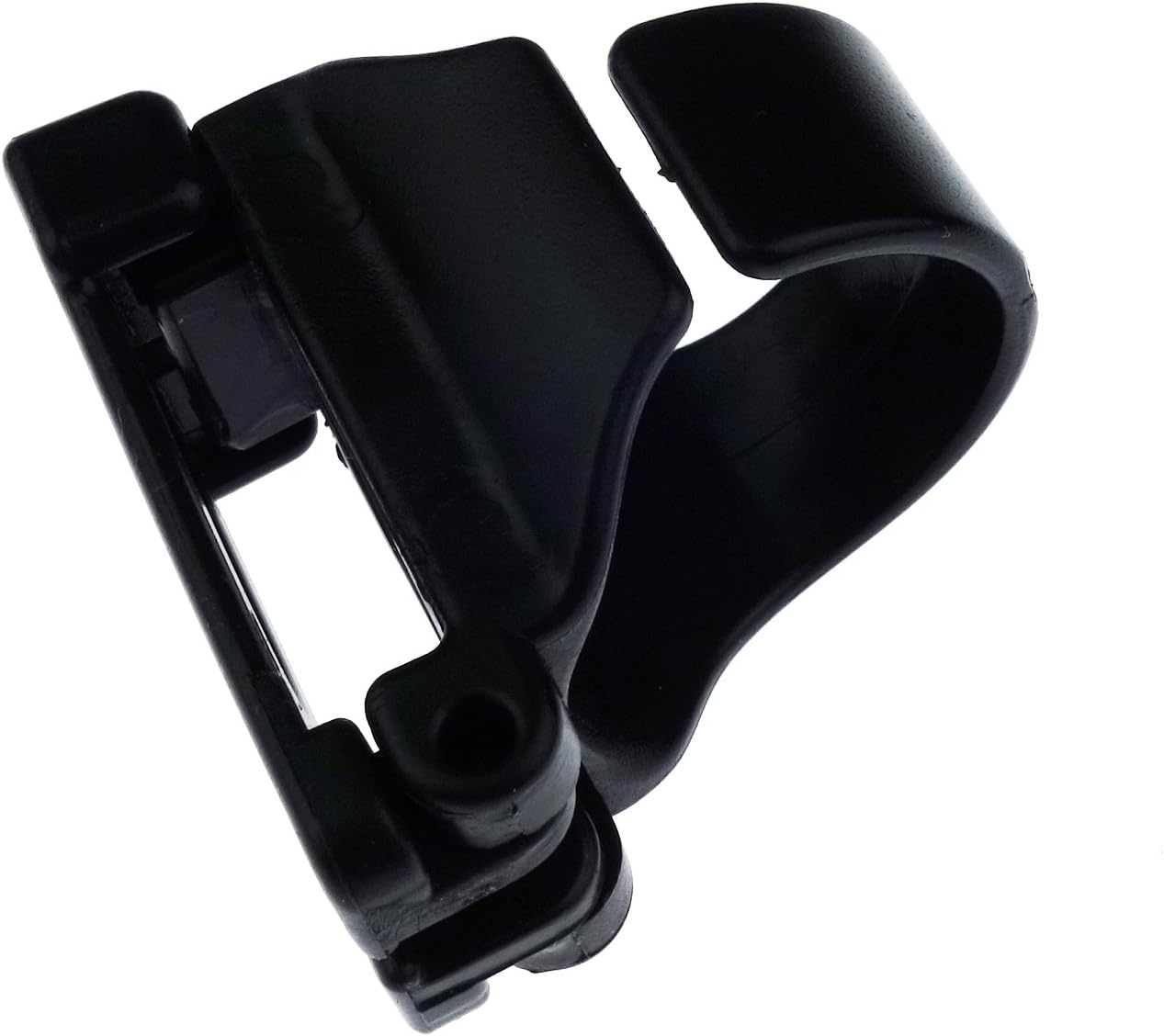 4 Pack Scuba Dive Universal Plastic Clip Snorkel Keeper Tube Holder, Black