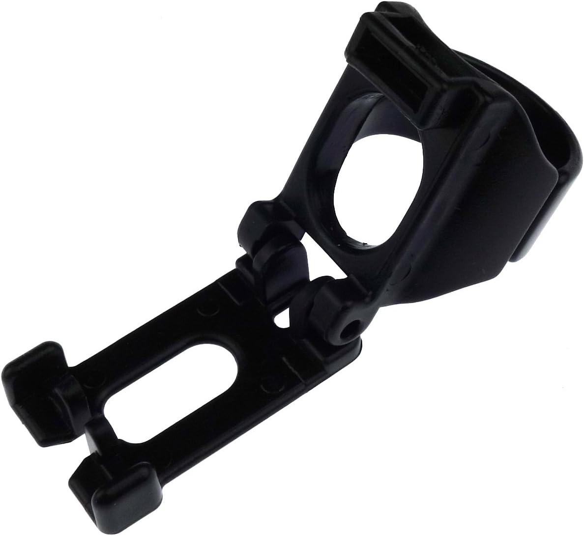 4 Pack Scuba Dive Universal Plastic Clip Snorkel Keeper Tube Holder, Black