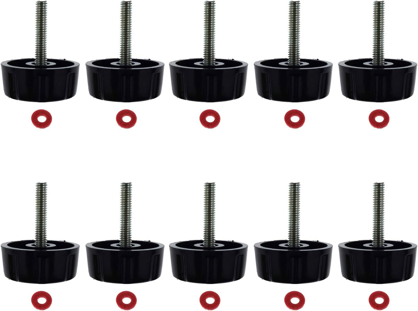 10 Pack Screws Nuts Caps for Fishing Spinning Reels Knob Power Handle Grip