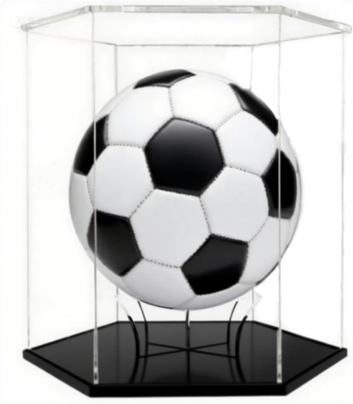 Basketball Display Case,Soccer Ball case, Acrylic Collectible Case, Soccer and Volleyball Collection Sports Souvenir Box (13.4 in X 11.8 13.4 in)