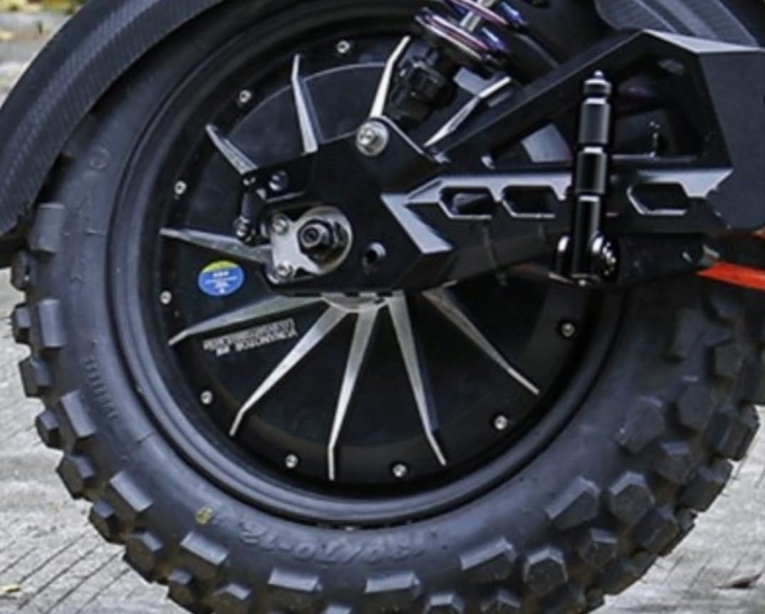 Motorcycle foot pegs, folding bicycle Universal M8 anti-slip motorcycle footrest, suitable for Super 73 S2/ZX/RX/R/S Adventure