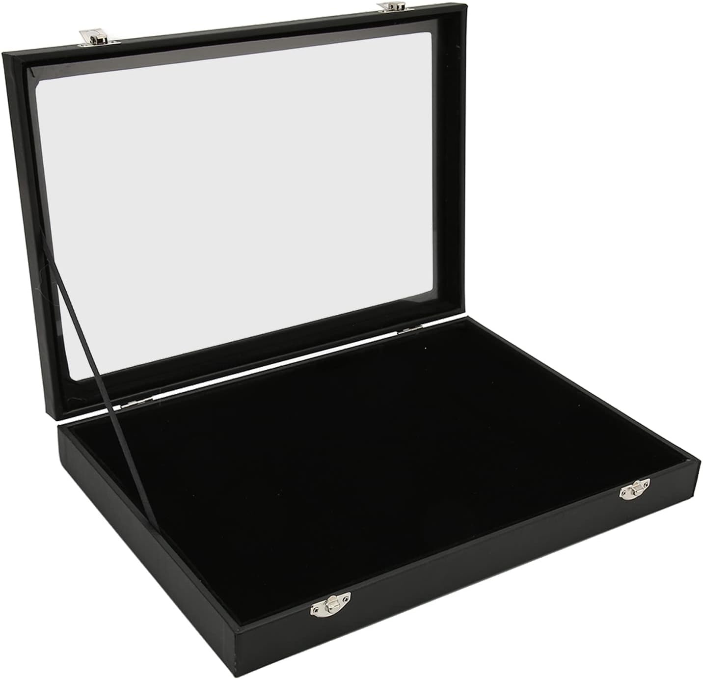 Pin Display, 9.4 X 13.8in Collection Holder Dustproof Enamel Display Box Jewelry Medals Storage Case for Sports Memorabilia