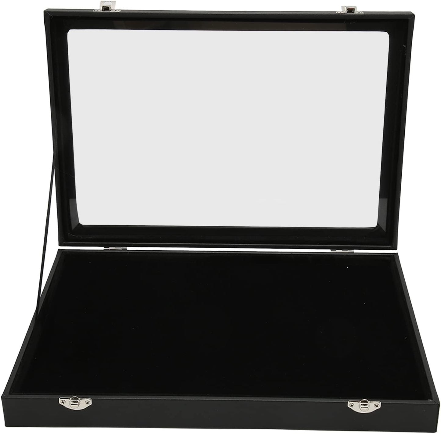 Pin Display, 9.4 X 13.8in Collection Holder Dustproof Enamel Display Box Jewelry Medals Storage Case for Sports Memorabilia