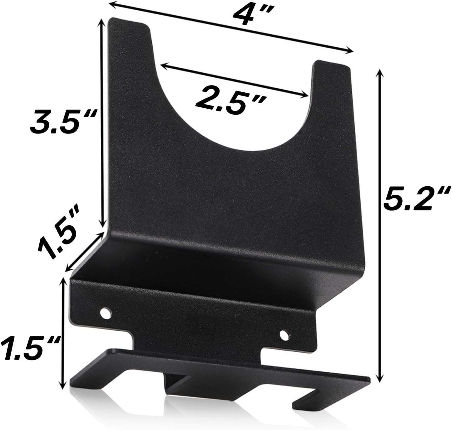 4 Pack Angle Grinder Holder, Wall Mount Bracket for 5 inch Grinder, Polisher Storage Rack Stand with Cord Hook, Garage Tool Hanger Grinders Impact Wrench Cutters Waxing Machines