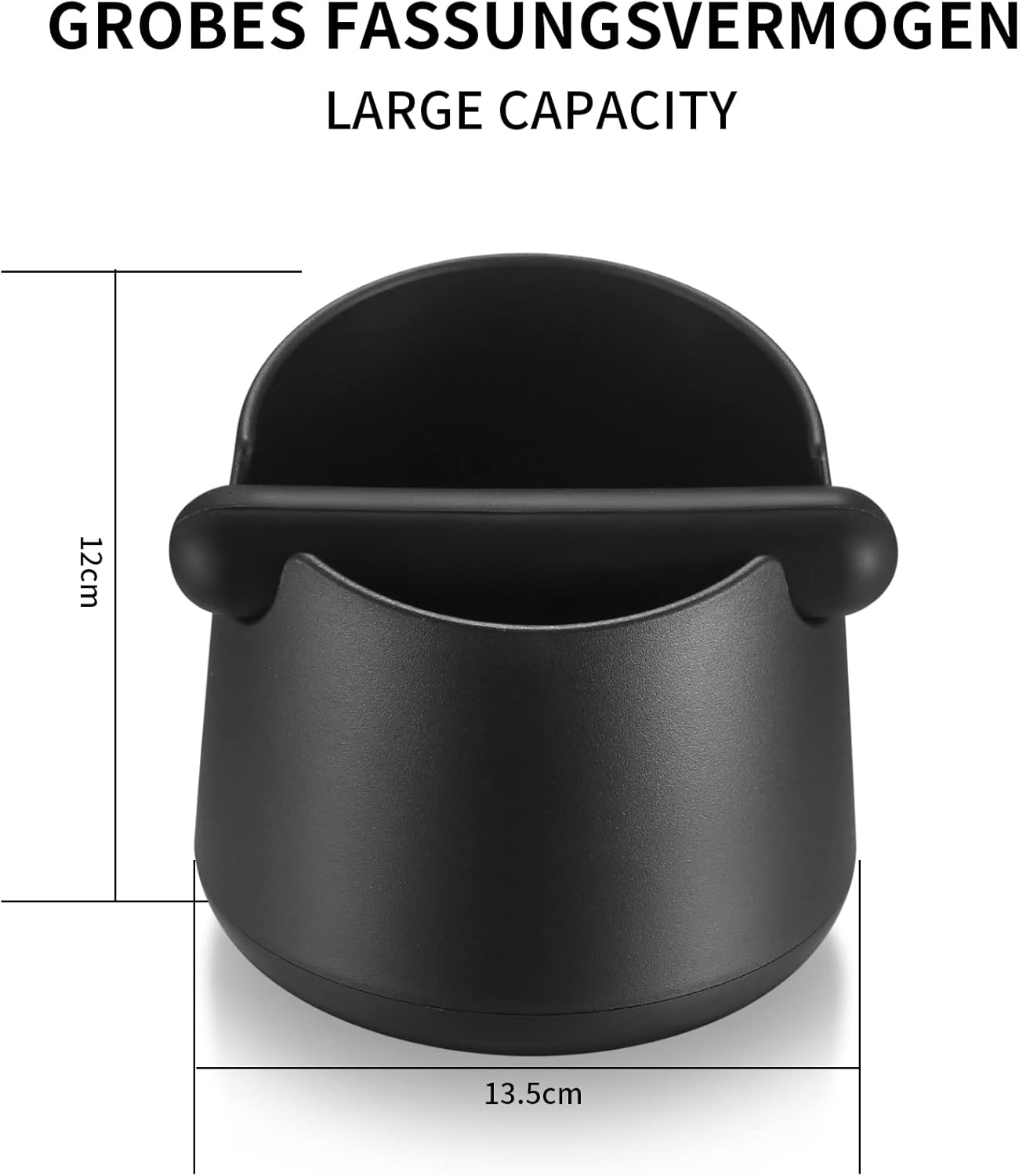 Coffee tap box - coffee drip tray - espresso drip box tap box - barista coffee drip box tap box (with removable metal tap rod and non-slip foot) - accessories for coffee machines