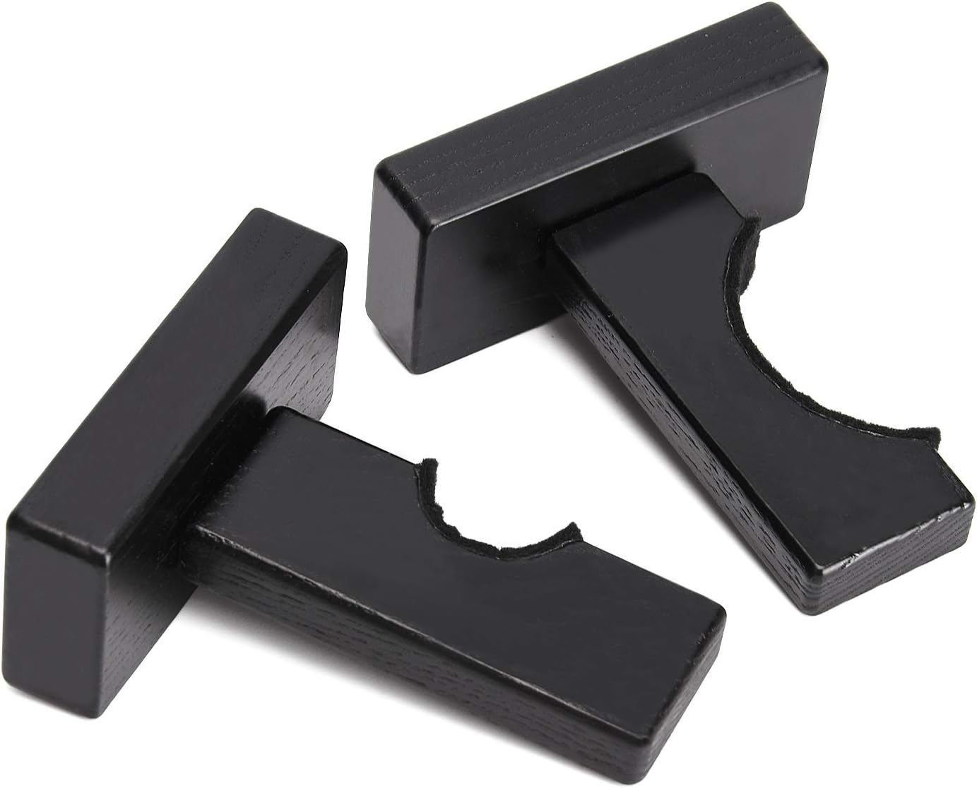 Display standard - Black - Baseball bat display standard - Baseball bat holder - Wall mounting - Horizontal baseball bat standard - Baseball bat holder - 2 pieces - Black