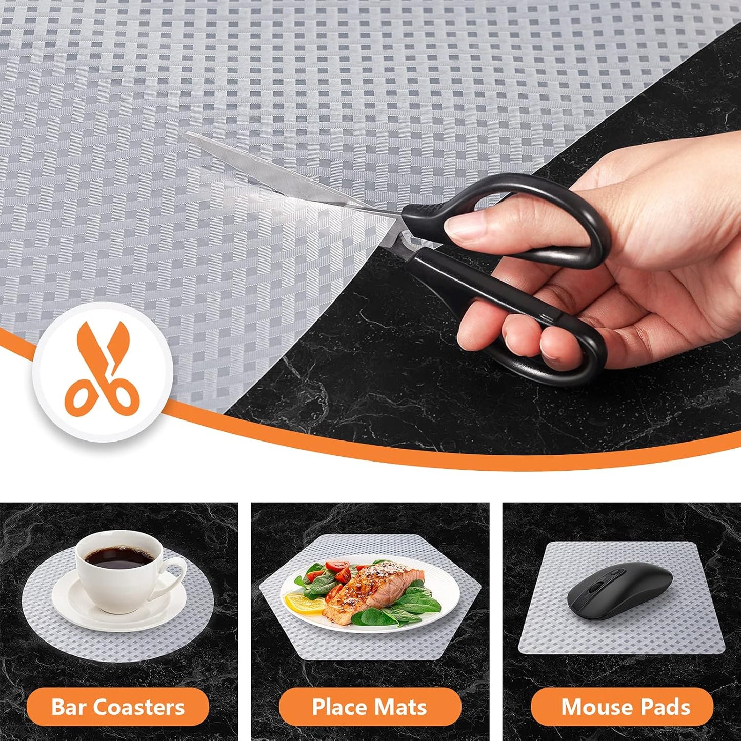 EVA drawer liner - Waterproof - Non-slip - Thickened - Drawer mat - Insulation mat - Transparent - 30*150cm - Cuttable - Suitable for wardrobe, cupboard and shoe cabinet mats