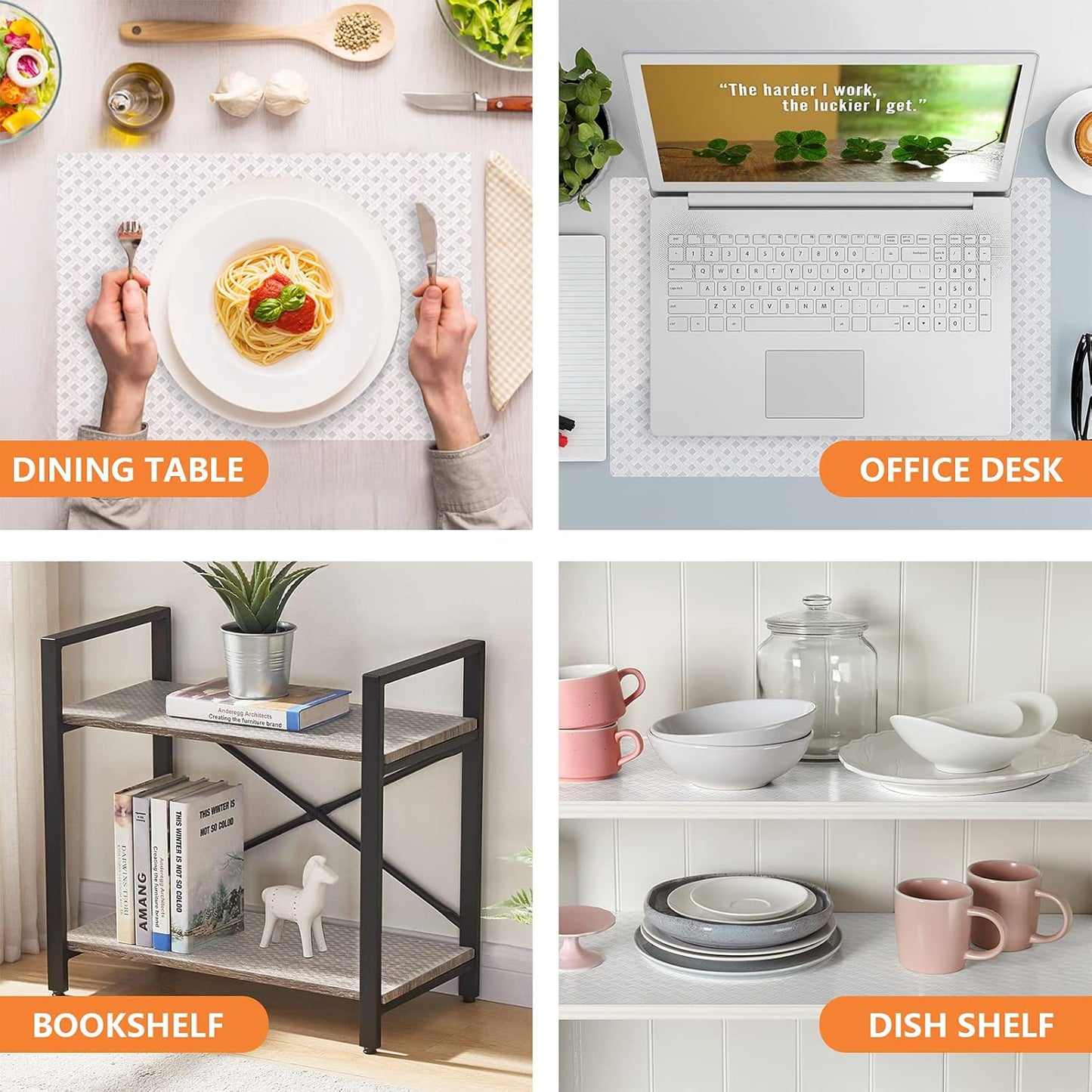 EVA Drawer Liner - Waterproof - Non-slip - Thickened - Drawer Mat - Insulation Mat - Clear - 50*150cm - Cuttable - Suitable for wardrobe, cabinet and shoe rack mats