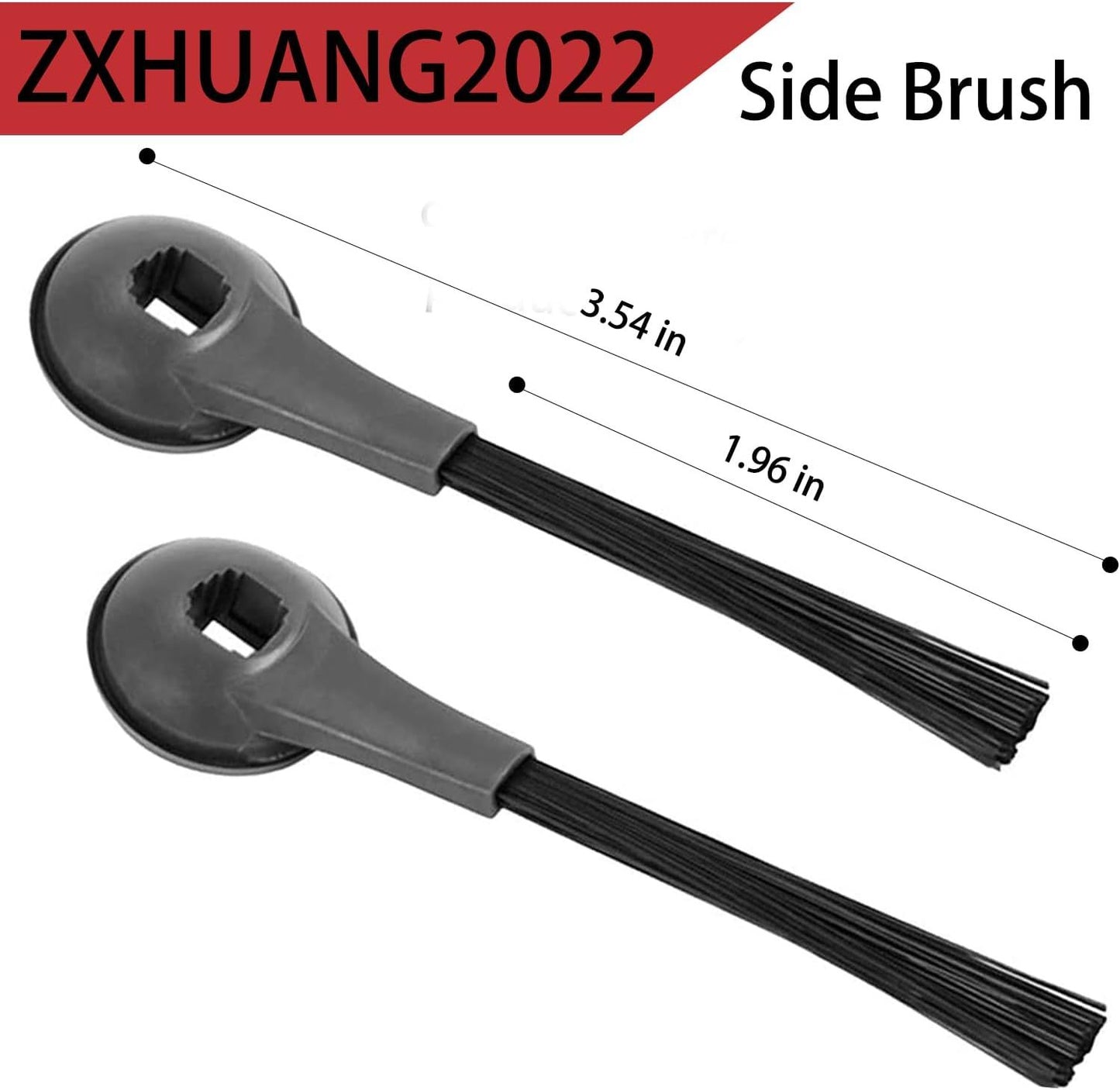 Side Brush or Shark AI AV2501S, AV2501AE, RV2502AE, RV2520AOUS, AV2510AOUS Robotic Vacuum Cleaner Replacement Parts - 4 Pack