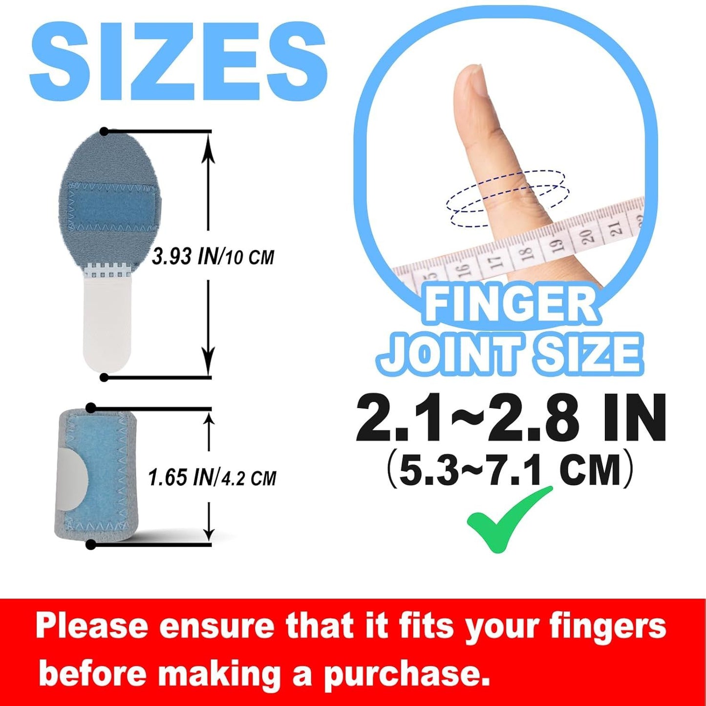 5 Pcs Trigger inger Splints: 5 Single Straps inger Splint Support Brace Kit, inger Straightener or Broken/Straightening/Aarthritis, its or Thumb/Middle/Ring/Index/Pinky inger