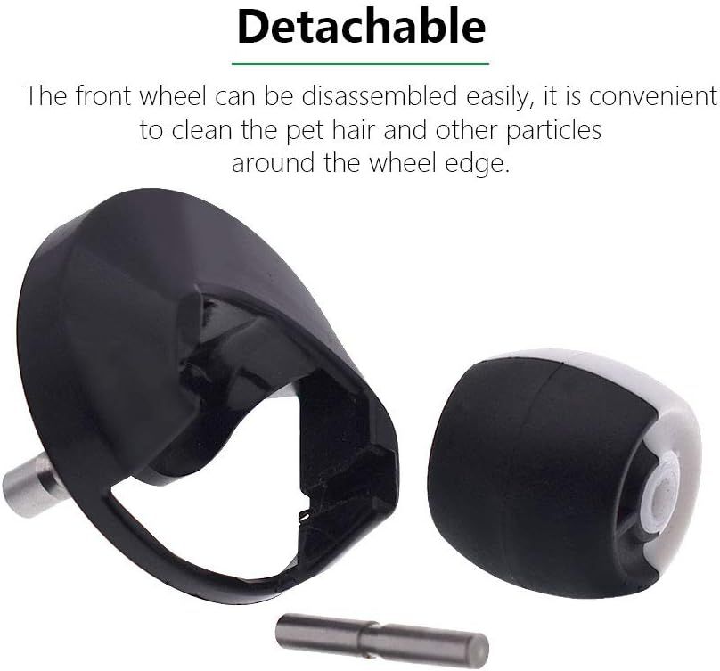 Replacement ront Wheel Caster Ball Assembly Compatible with All iRobot Roomba 500, 600, 700, 800, 900, e, i, & j Series Robot Vacuums, 2-Pack.